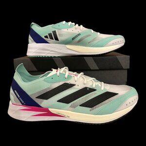 Adidas Adizero Adios 7 M Running Shoes Mint Sneaker Style GV9059 Men Size 10 US
